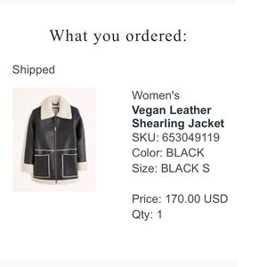 Abercrombie leather jacket